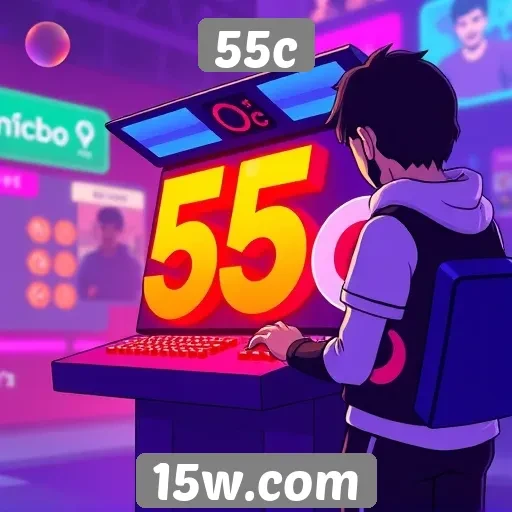 55c plataforma de jogos em ascensão no mercado